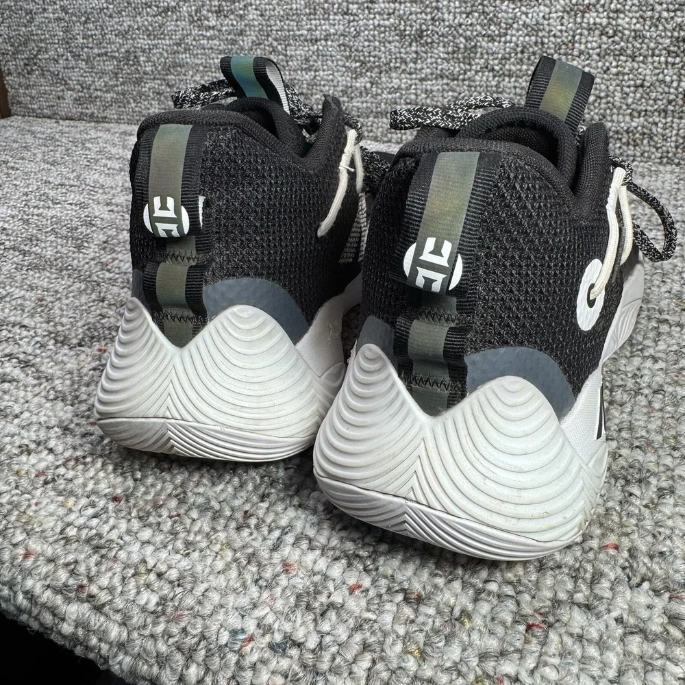 Adidas Harden Stepback 3 Shoes Mens Size 7.5 Basketball Black White GY8630